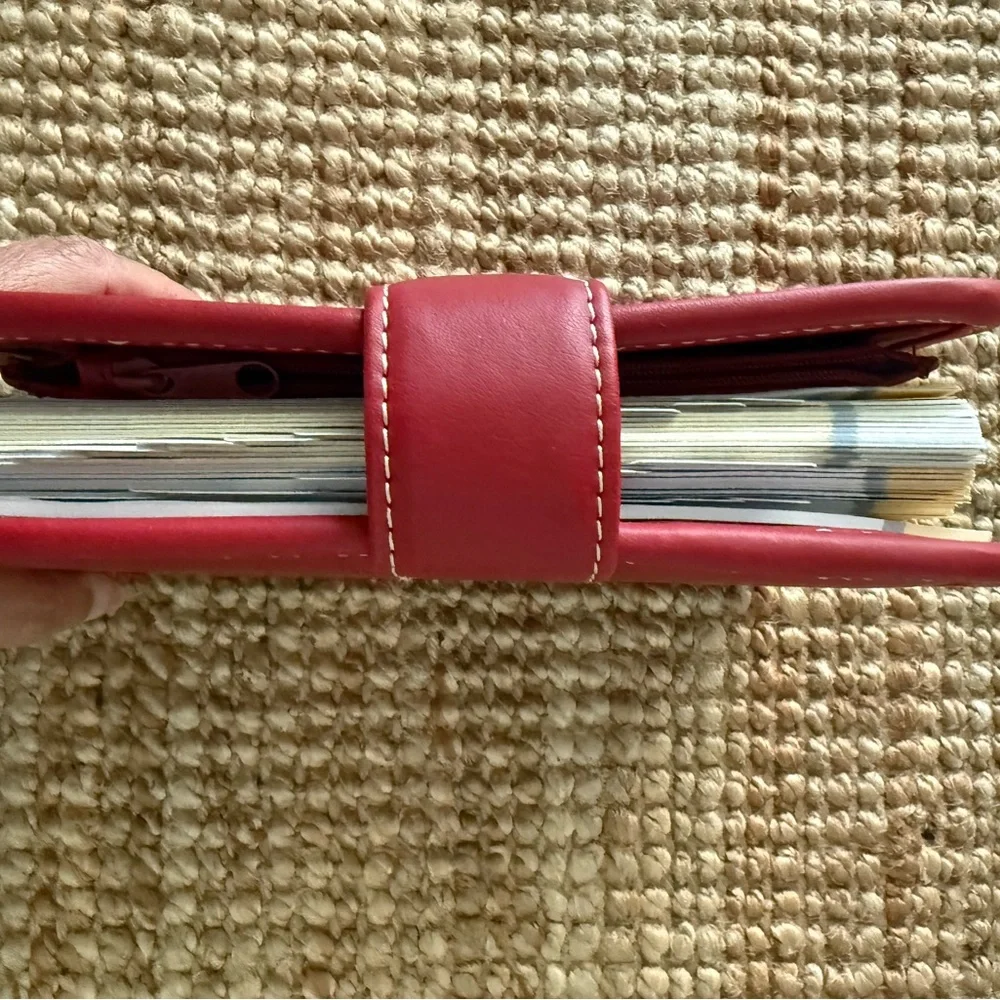 Franklin Covey Red Day-Timer Folio Planner